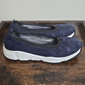 Johnston Murphy Hannah Slip on Comfort Walking Shoes Women's Blue/Black Size 9.5